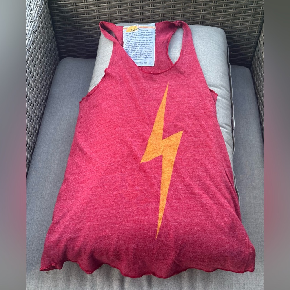 Aviator Nation Bolt Tunic/Tank Coverup  (L)